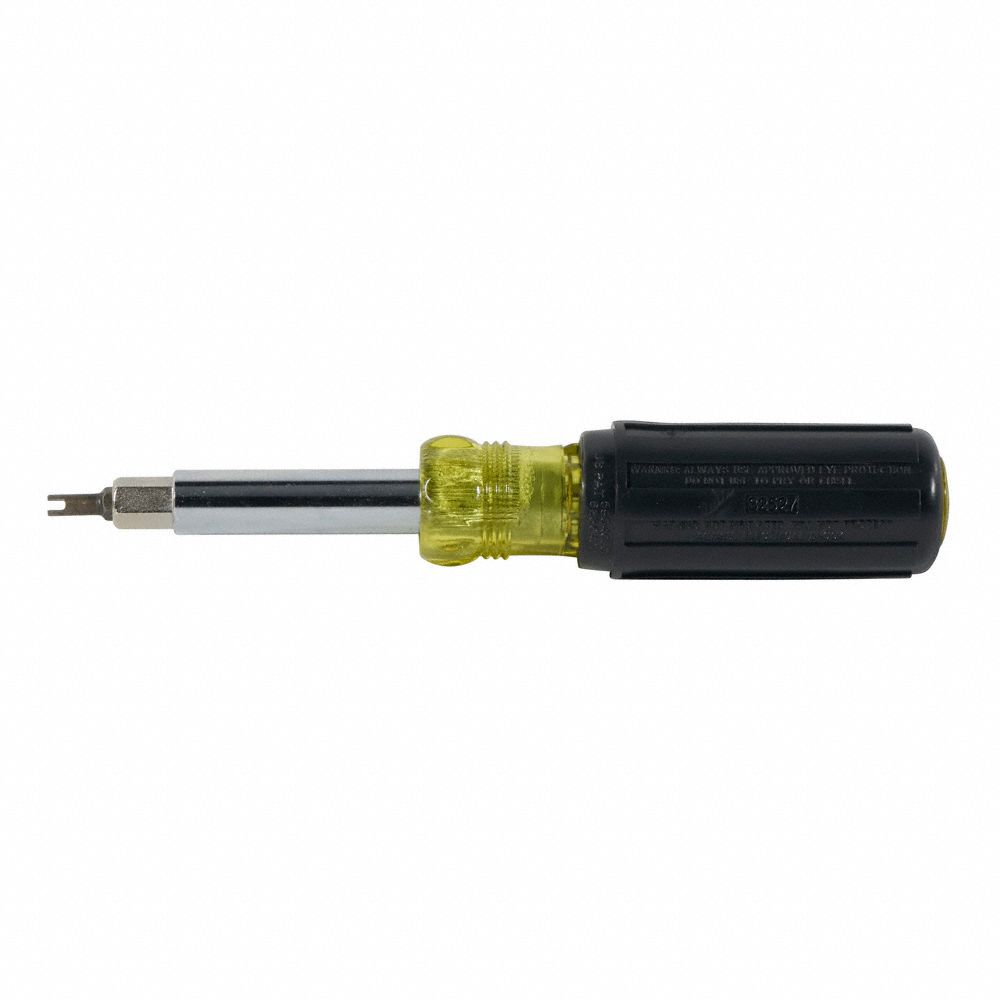 KLEIN TOOLS Multi-Bit Screwdriver, NumBits 3 - 23NN72|32527 - Grainger