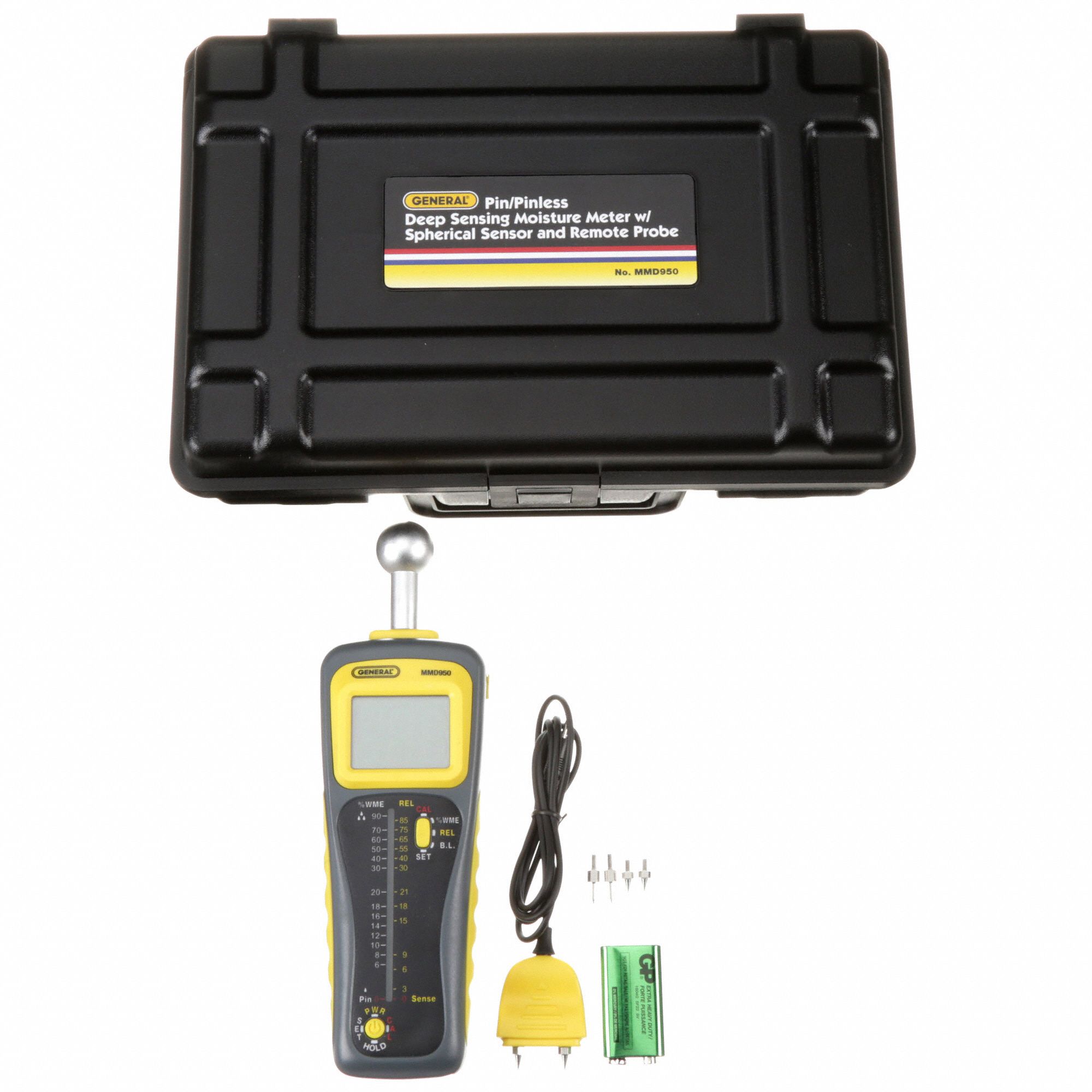 GENERAL Moisture Meter, Pin and Pinless 23NU1923NU19 Grainger