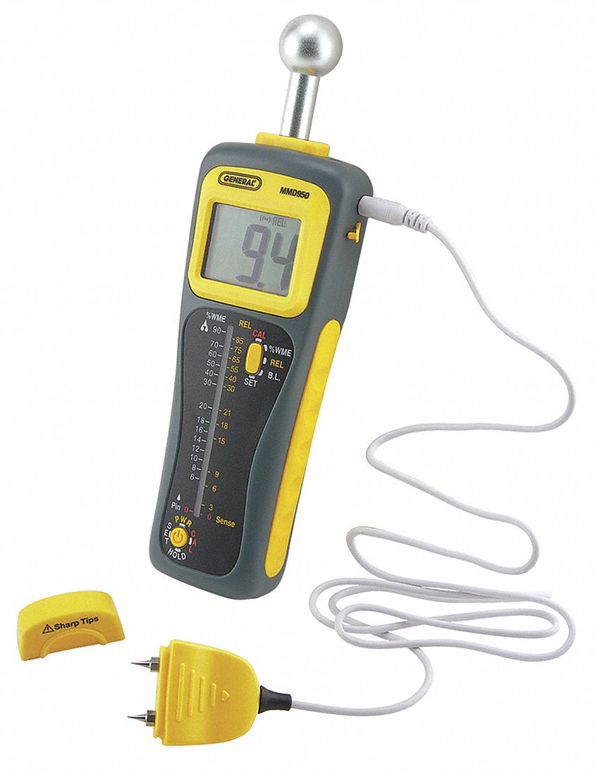 GENERAL Moisture Meter, Pin and Pinless 23NU1923NU19 Grainger