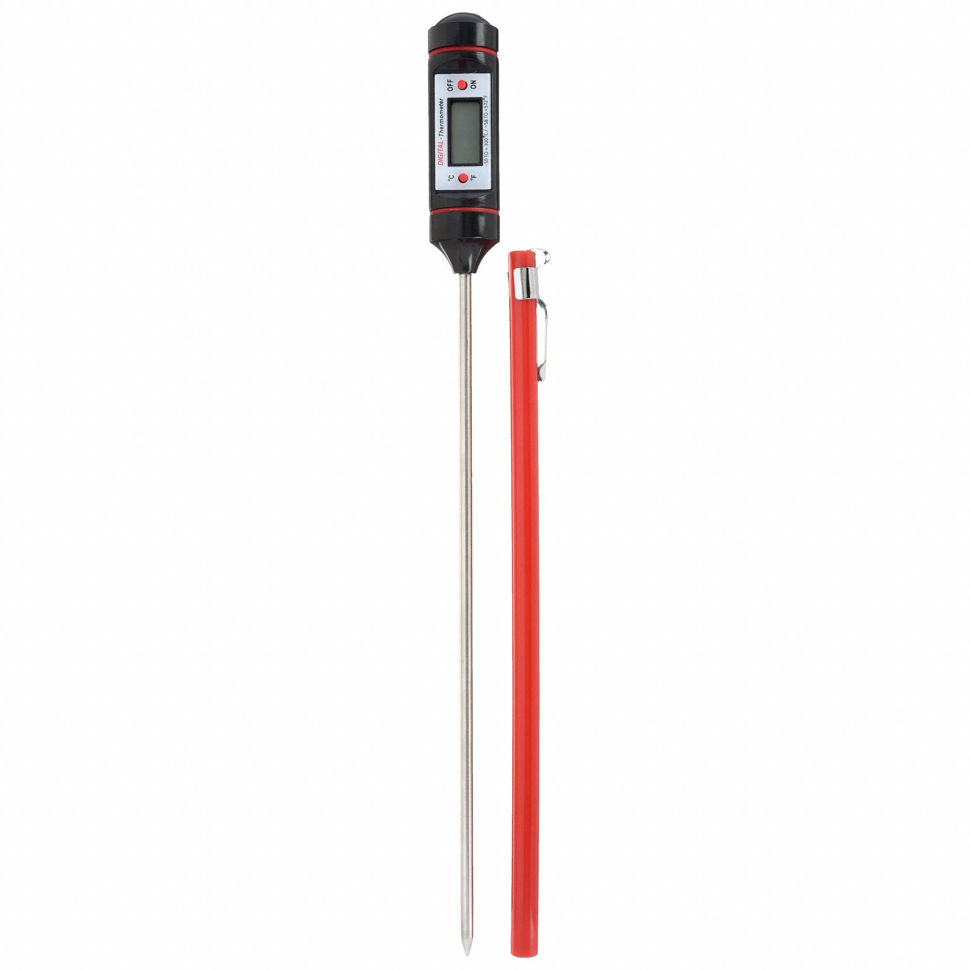 GRAINGER APPROVED Item Digital Pocket Thermometer, Temp. Range (F) -58 ...