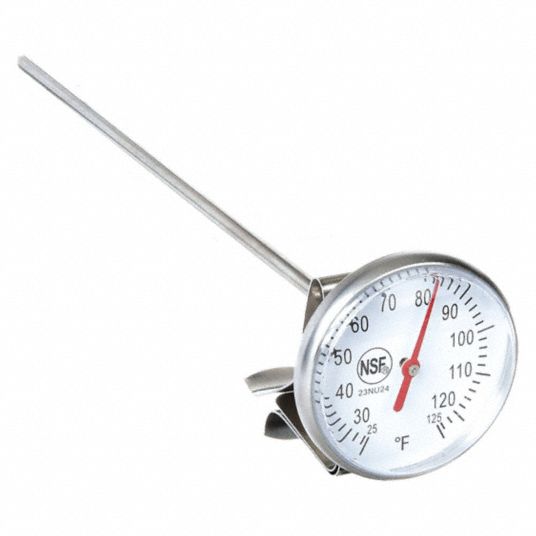 Dial Pocket Thermometer, 25 to 125 F