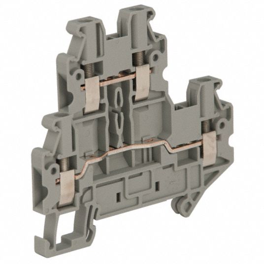 SCHNEIDER ELECTRIC Terminal Block, 28 A Amps, 12 AWG Max. Wire Size ...