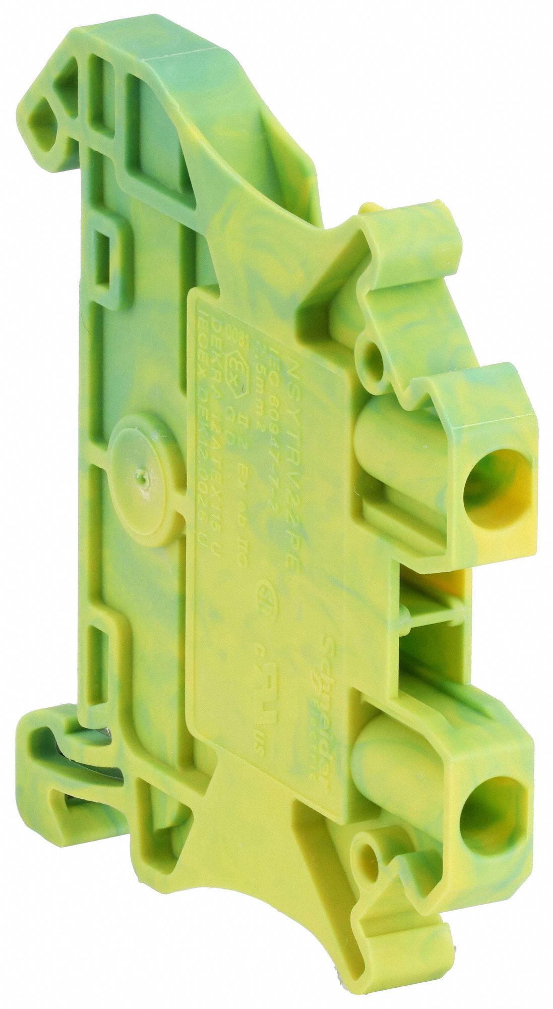 TERMINAL BLOCK, SCREW CLAMP, GROUNDING, GREEN/YELLOW