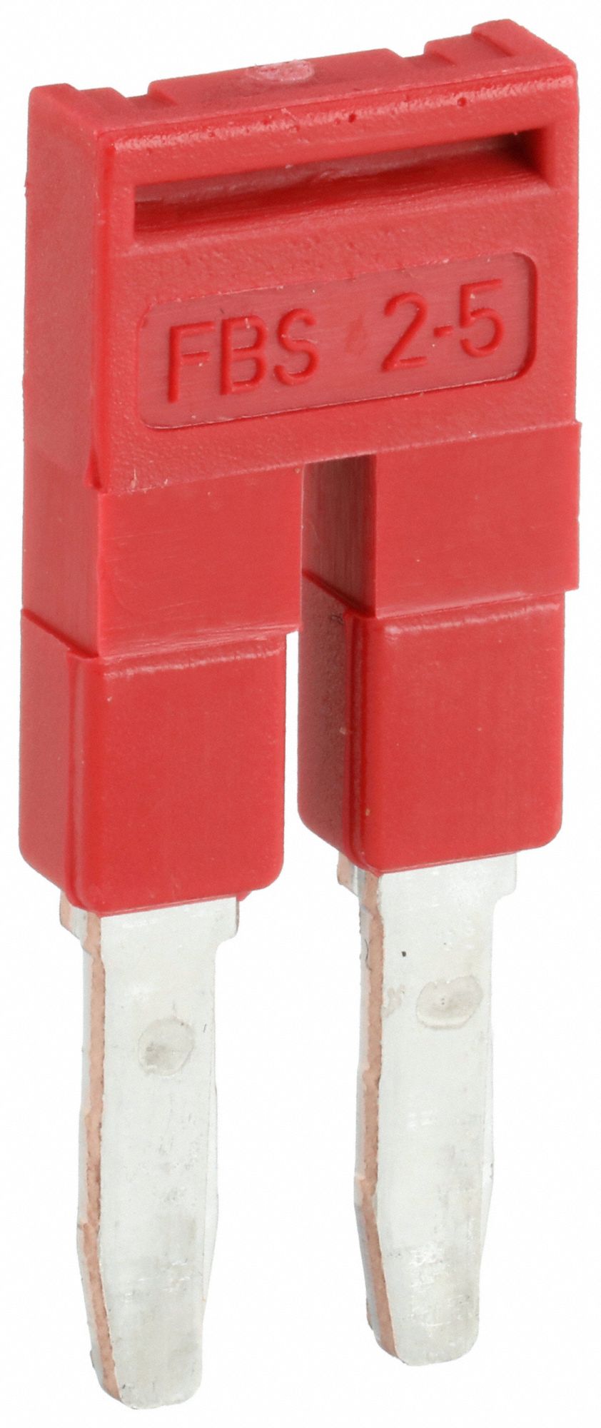 TERMINAL BLOCK JUMPER,RED,0.88 IN L