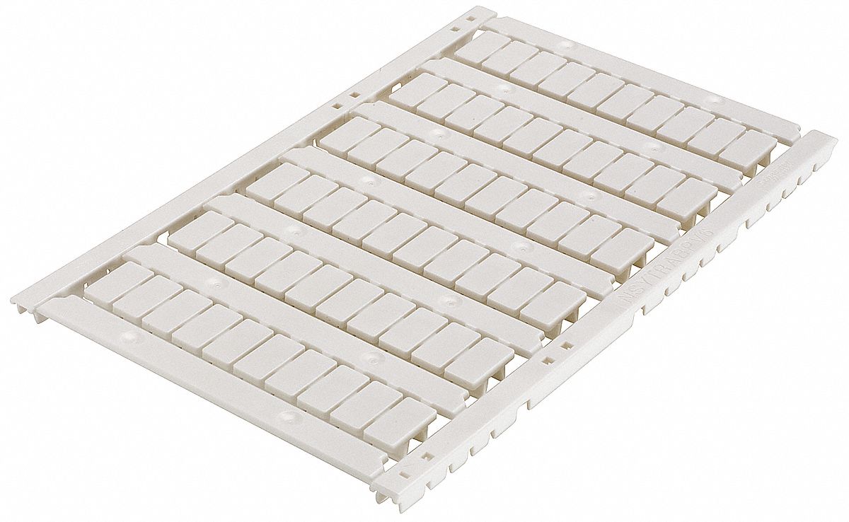 MARKING CARD,WHITE,60 CHARACTERS