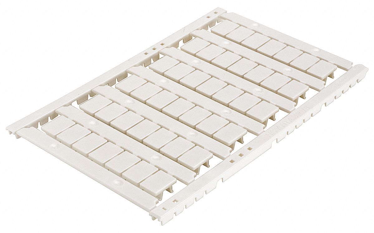 MARKING CARD,WHITE,42 CHARACTERS