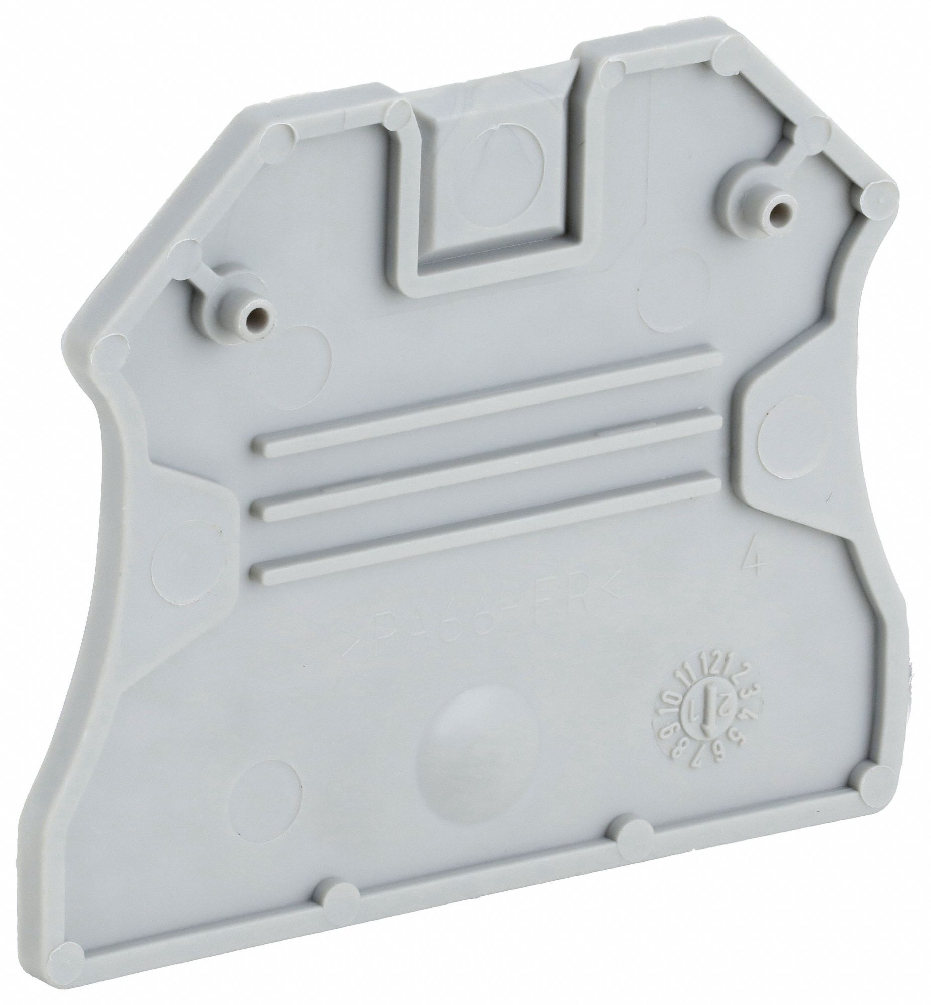 End Barrier: Screw Mount, Gray