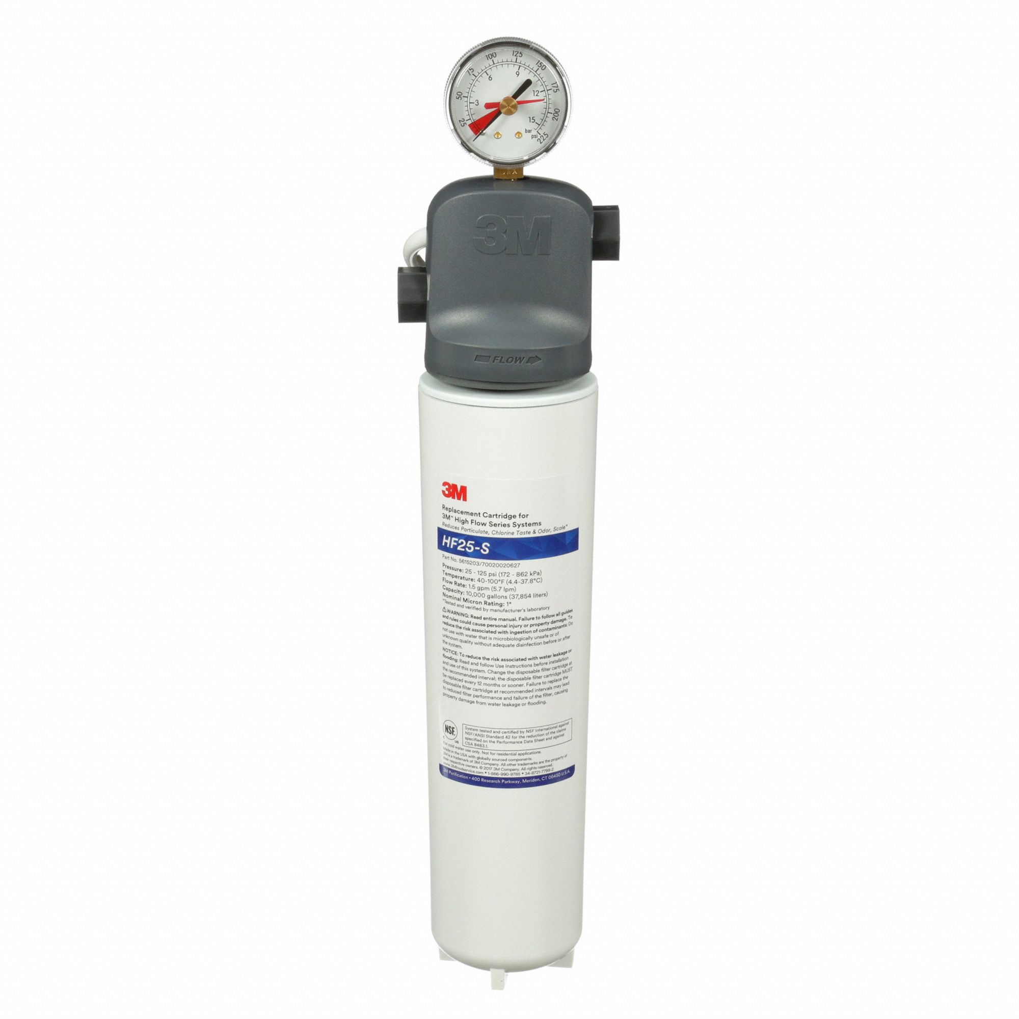 Water Filtration System: 1 micron, 1.5 gpm, 10, 000 gal