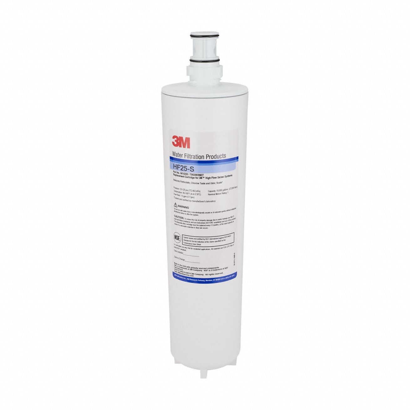 3M WATER FILTRATION PRODUCTS, 1 micron, 1.5 gpm, Quick-Connect