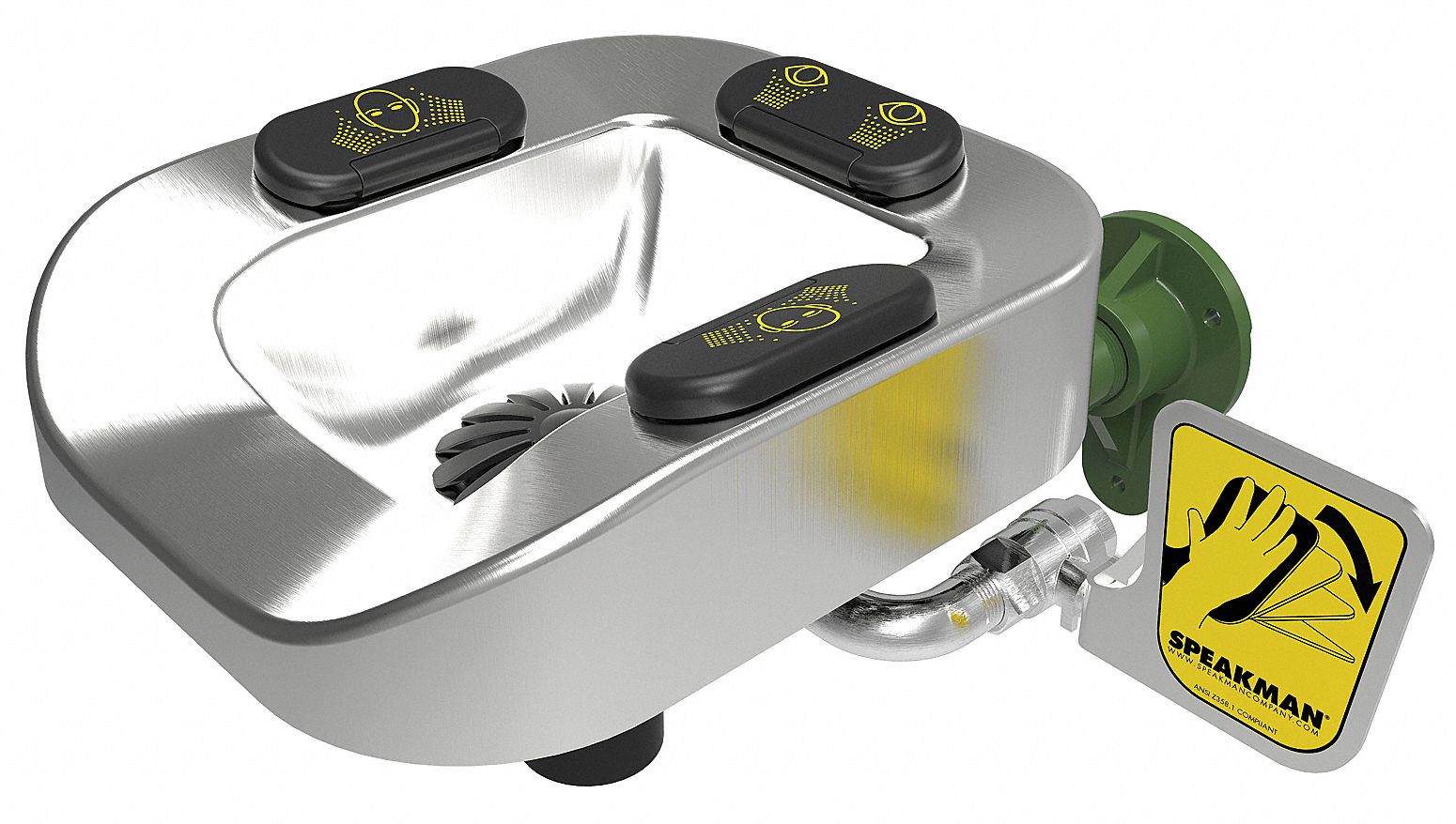 SPEAKMAN, Fully Recessed, Wall Mnt, Plumbed Eyewash 23PA20SE1050