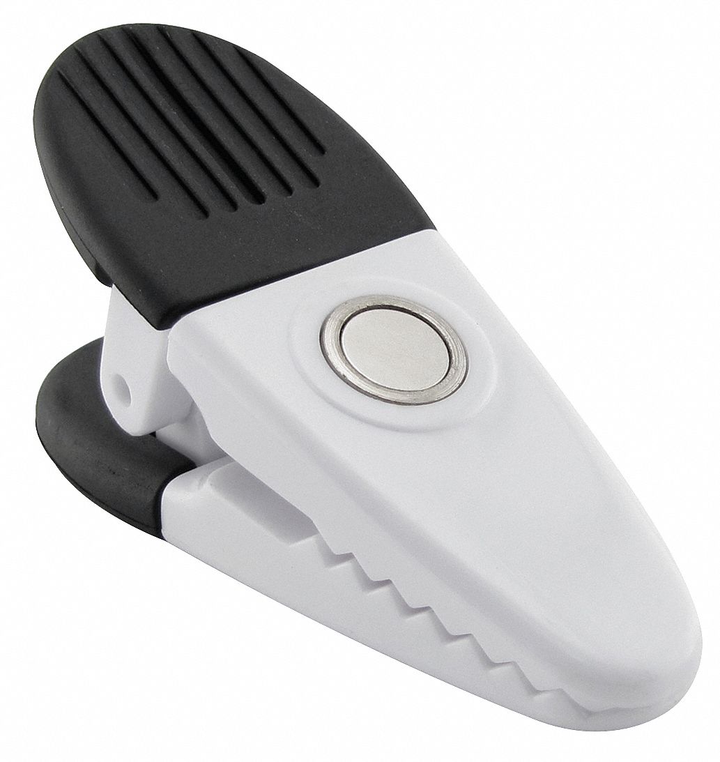 MASTER White, 1 5/8 in Ht, Plastic Clips 23PA75