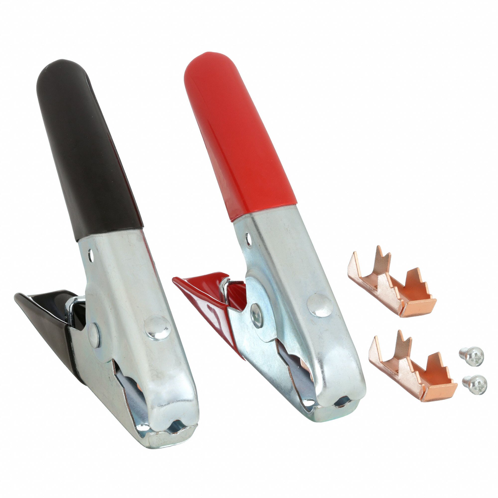 WESTWARD Battery Booster Clamp Parrot, Clamp, 500 A Max Current, 12V/24V, Steel, 1 to 4 AWG