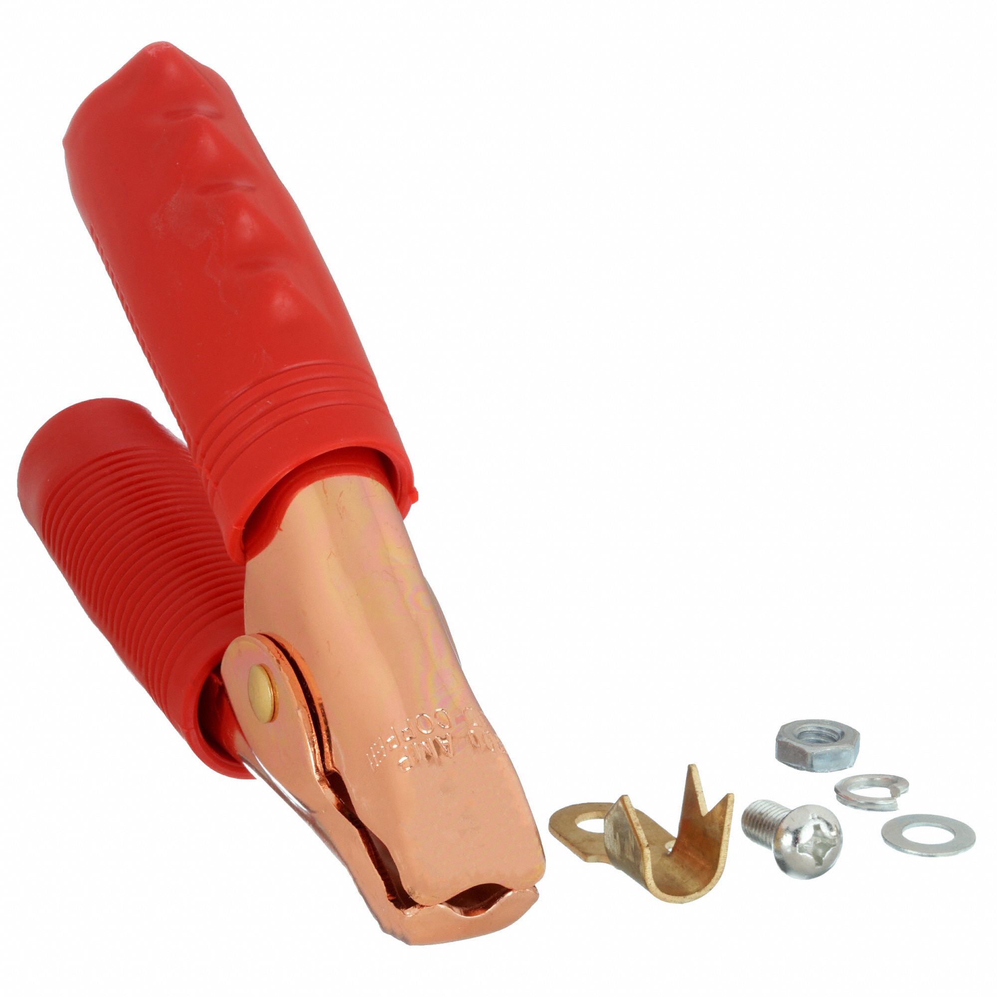 WESTWARD Battery Clamp Parrot, Clamp, 800 A Max Current, 12V/24V, Copper, 1 to 4 AWG, Vinyl