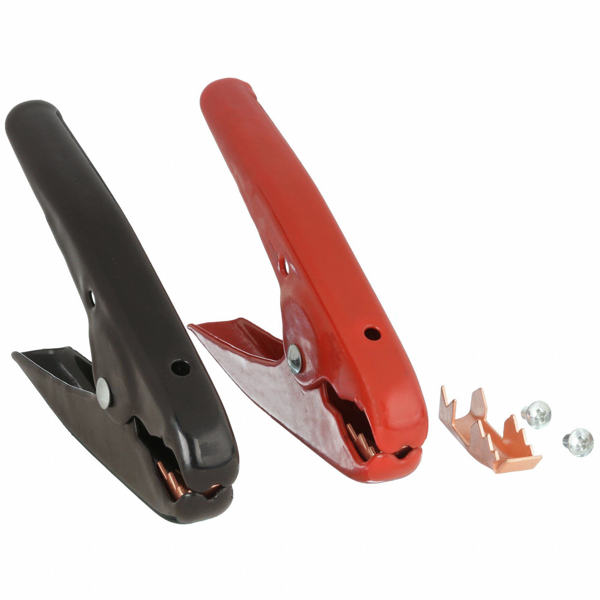 WESTWARD Battery Booster Clamp Parrot, Clamp, 500 A Max Current, 12V/24V, Steel, 1 to 4 AWG, 1