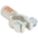 BATTERY TERMINAL, STRAIGHT, CRIMP, 2/0 GA, ORANGE, POSITIVE, COPPER, 5 PK