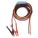 BOOSTER CABLE, CRIMPED, 4 AWG, SPRING CLAMP GRIP, 20 FT CABLE L, BLACK/ORANGE, 350 MAX A