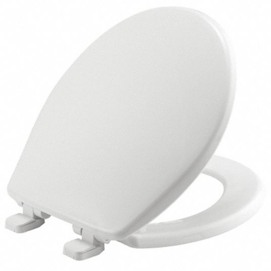 Bemis Round Standard Toilet Seat Type Closed Front Includes Cover Yes White 23pd08 730sl 000 Grainger - Bemis Whisper Close Toilet Seat Repair