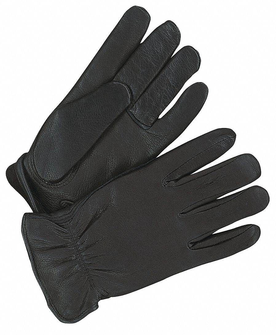 LEATHER GLOVES, XL (10), DRIVERS STYLE, PREMIUM DEERSKIN, KEYSTONE THUMB, THINSULATE