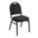 STACKING CHAIR,STEEL,BLACK/BLACK