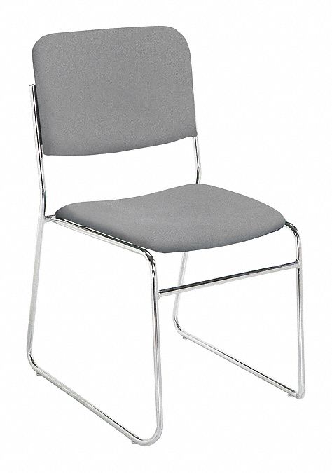 CHAISE EMPILABLE,ACIER,GRISE/CHROME