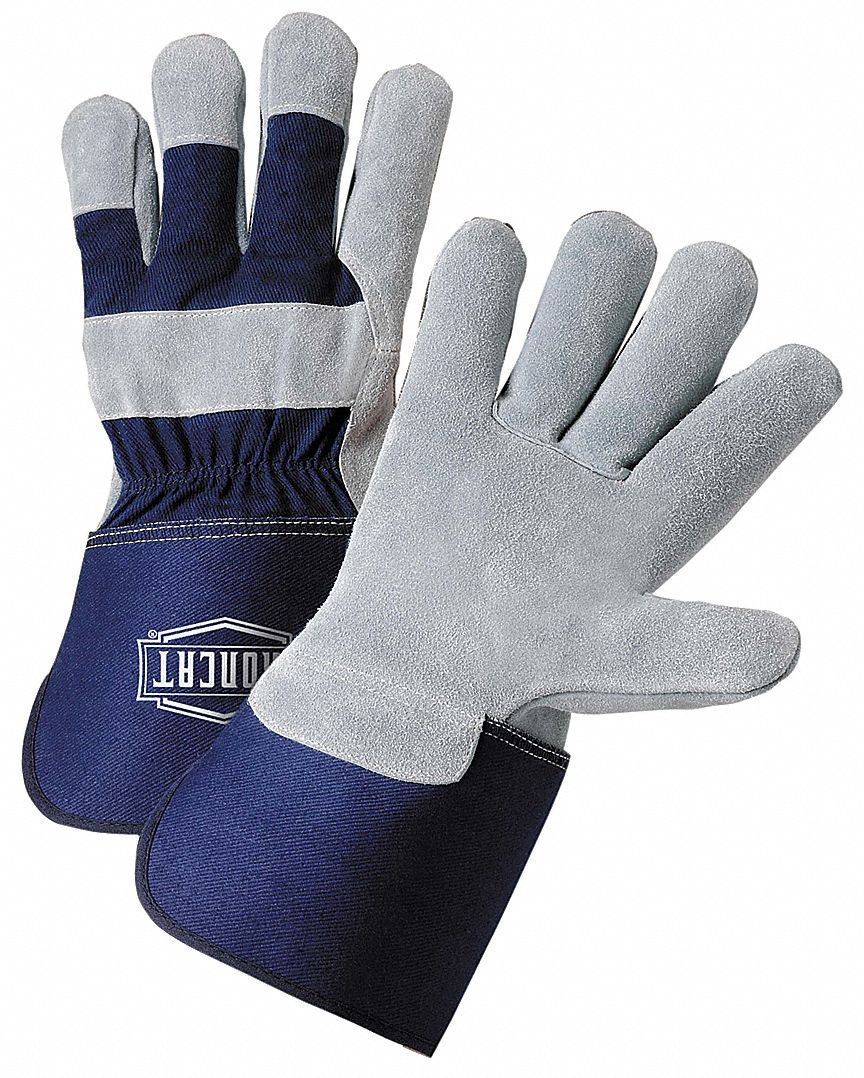 IRONCAT Leather Palm Gloves, PK 12 - 23PG43|IC8/S - Grainger