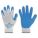 COATED GLOVES, L (9), ROUGH, LATEX, DIPPED PALM, ANSI ABRASION LEVEL 4, FULL FINGER