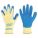 GANTS ENDUITS,2TG(11),RÉSISTANCE AUX COUPURES DE NIVEAU A3 ANSI,PAUME TREMPÉE,LATEX,KEVLAR,10GA