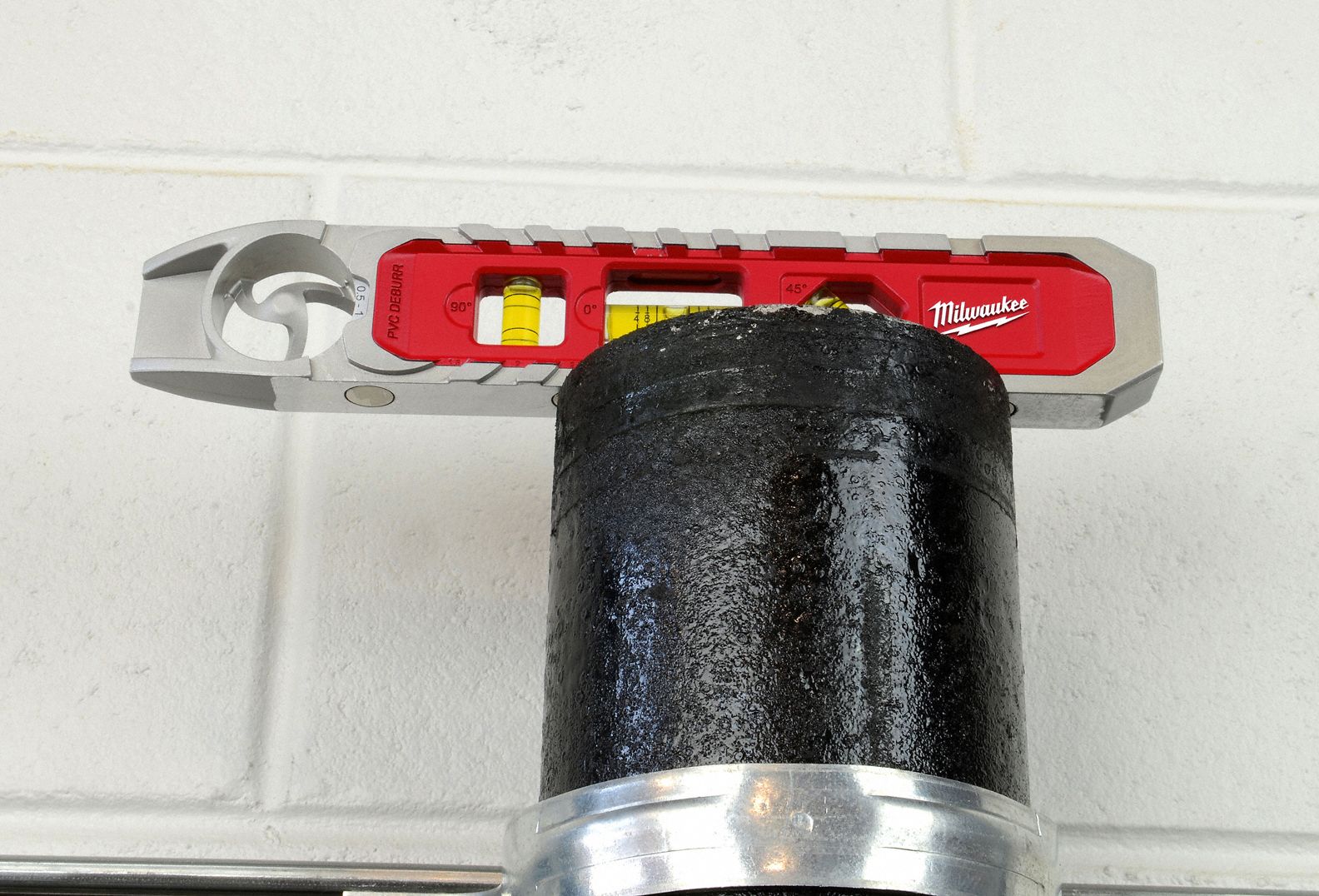 MILWAUKEE Aluminum Reaming Torpedo Level, 10 in Length, Top