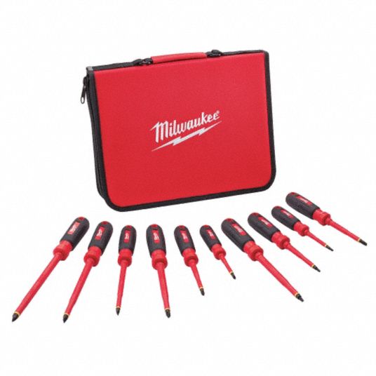 Milwaukee 48-22-2210 10 PC Insulated Screwdriver Set