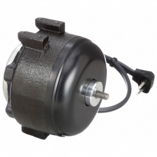 EM&S Unit Bearing Motor: Cast Iron Frame, Rear/Foot Mounting, 9 W Output,  1,500 Nameplate RPM, CWLE