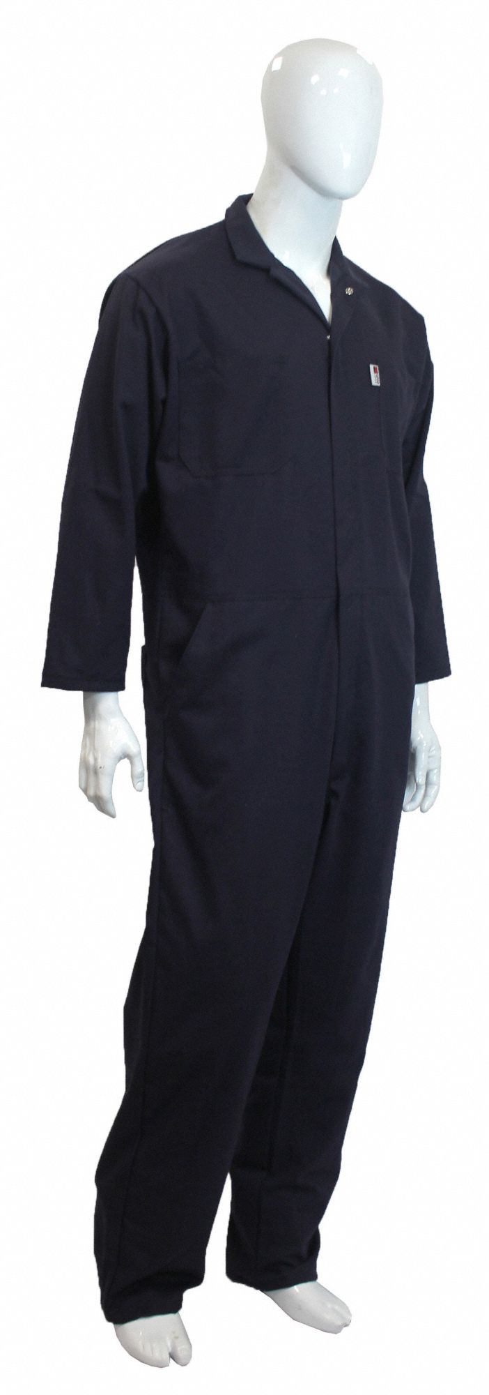 CHICAGO PROTECTIVE APPAREL Coverall 12.4 cal/sq cm ATPV, Men's, XL, Regular, 50 in Max. Chest