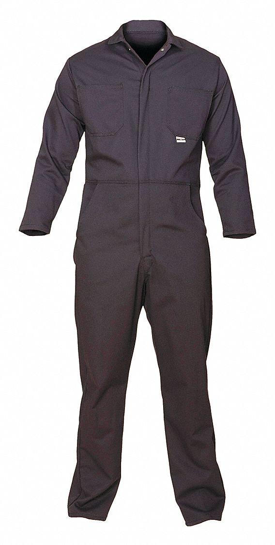 Coverall: 12.4 cal/sq cm ATPV, Men's, S, Regular, 38 in Max. Chest Size