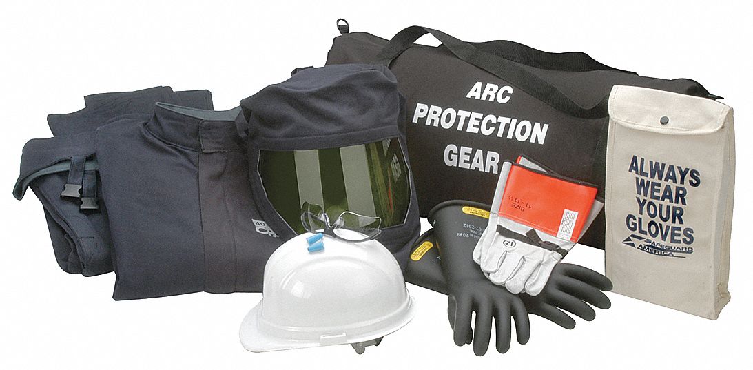 CHICAGO PROTECTIVE APPAREL Arc Flash Clothing Kit L, 43 cal/sq cm ATPV