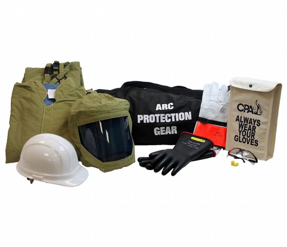 CHICAGO PROTECTIVE APPAREL Kit de Chaqueta y Peto , Arco Eléctrico , XG