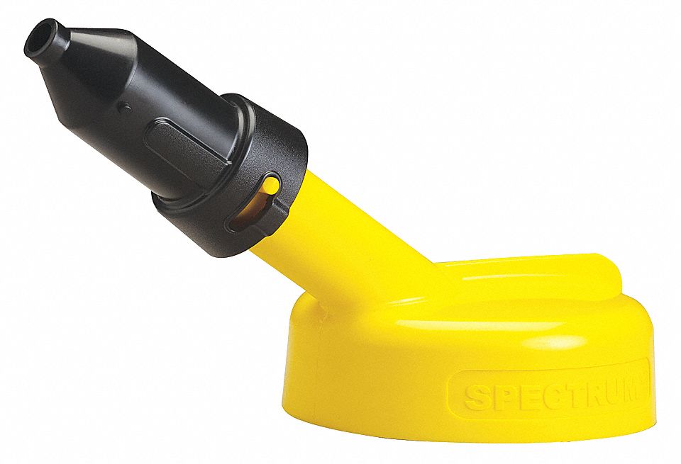 LID,1/2 DIA NOZZLE,YELLOW