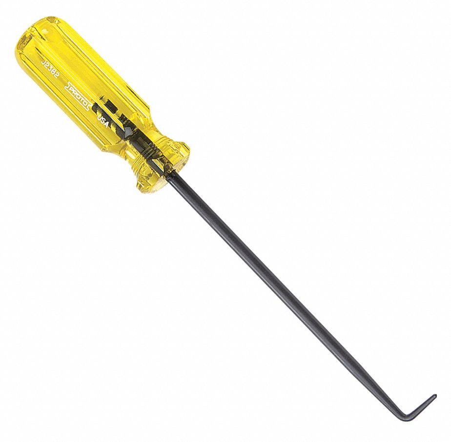 HOOK PICK, STEEL, ANGLE, 90 °  ANGLE TIP, 10-3/4 IN