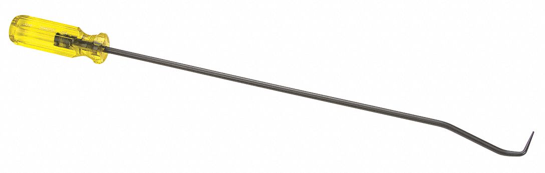 HOOK PICK, STEEL, ANGLE, 90 °  ANGLE TIP, 21 IN