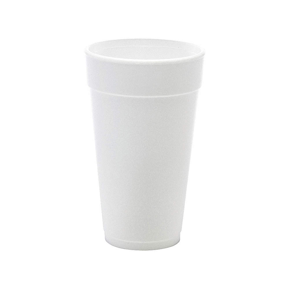 DART 20J16 Disposable Hot Cup,20 oz.,White,PK500 