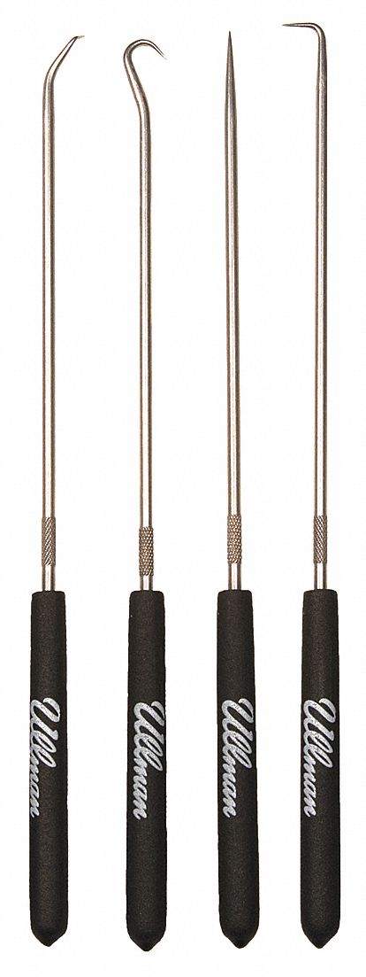 PICK/HOOK SET,STL SHFT, PLSTC GRPS,PK4