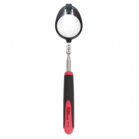 ULLMAN Telescoping Magnifying Glass, 2 in Lens Dia. 23UN12MG2LT