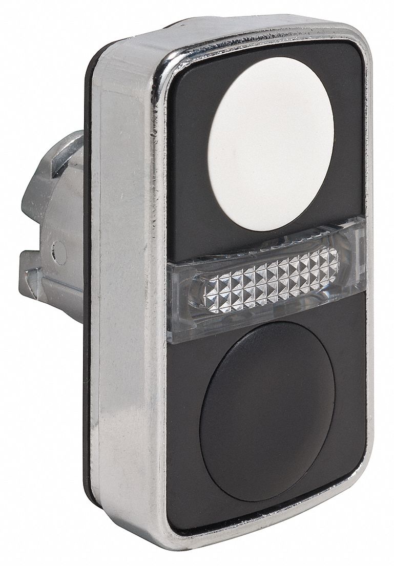 Multihead Operator: Illuminated, 3 Button, Flush Profile, 22 mm Mounting Size