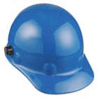 HARD HAT, THERMOPLASTIC, 8-PT QUICK-LOK RATCHET SUSPENSION, CAP BRIM, BLUE