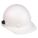 CASQUE DE SÉCURITÉ, CSA, TYPE 1, CLASSE C/G, FIBRE DE VERRE, SUSPENSION CLIQUET QUICK-LOK 8 PTS, REBORD, BLANC