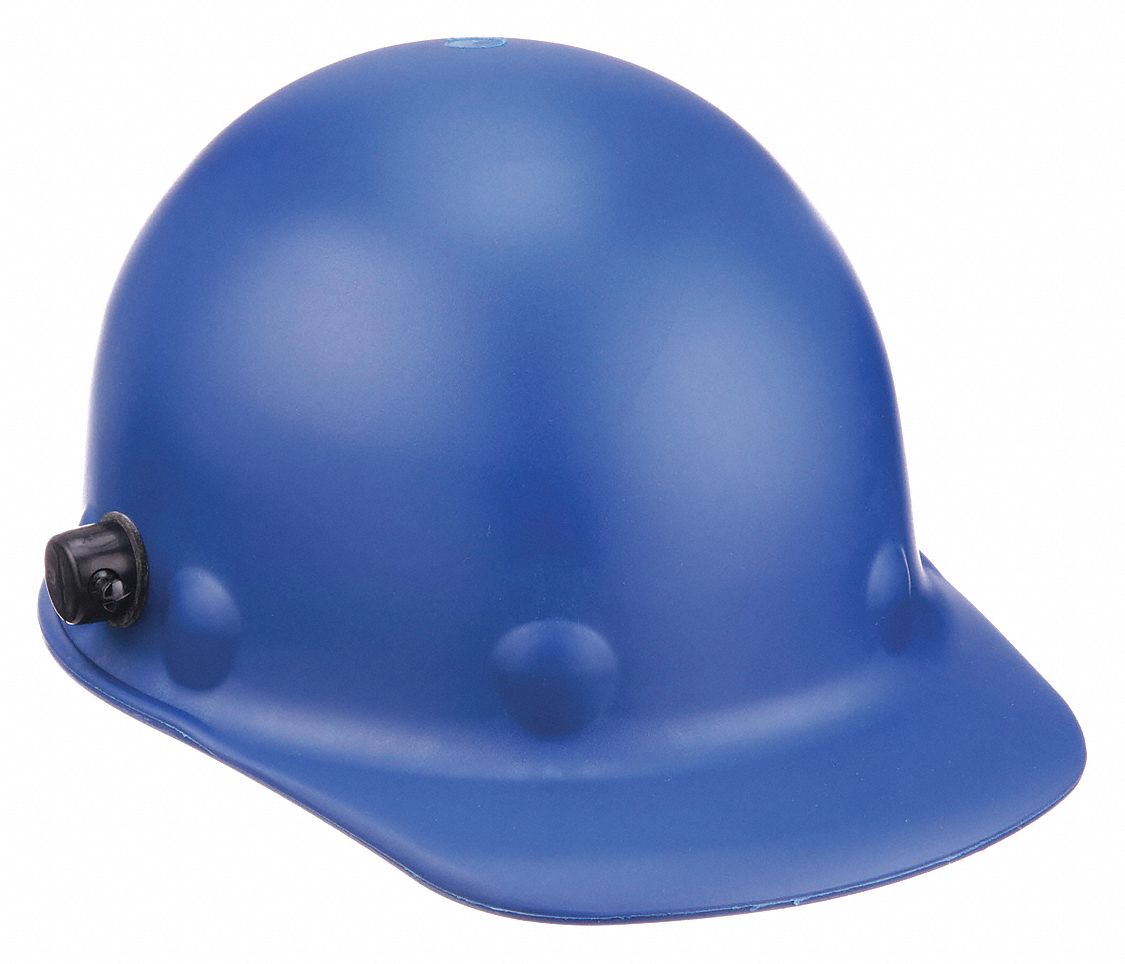 CASQUE DE SÉCURITÉ, CSA, TYPE 1, CLASSE C/G, FIBRE DE VERRE, SWINGSTRAP QUICK-LOK 8 PTS, REBORD, BLEU