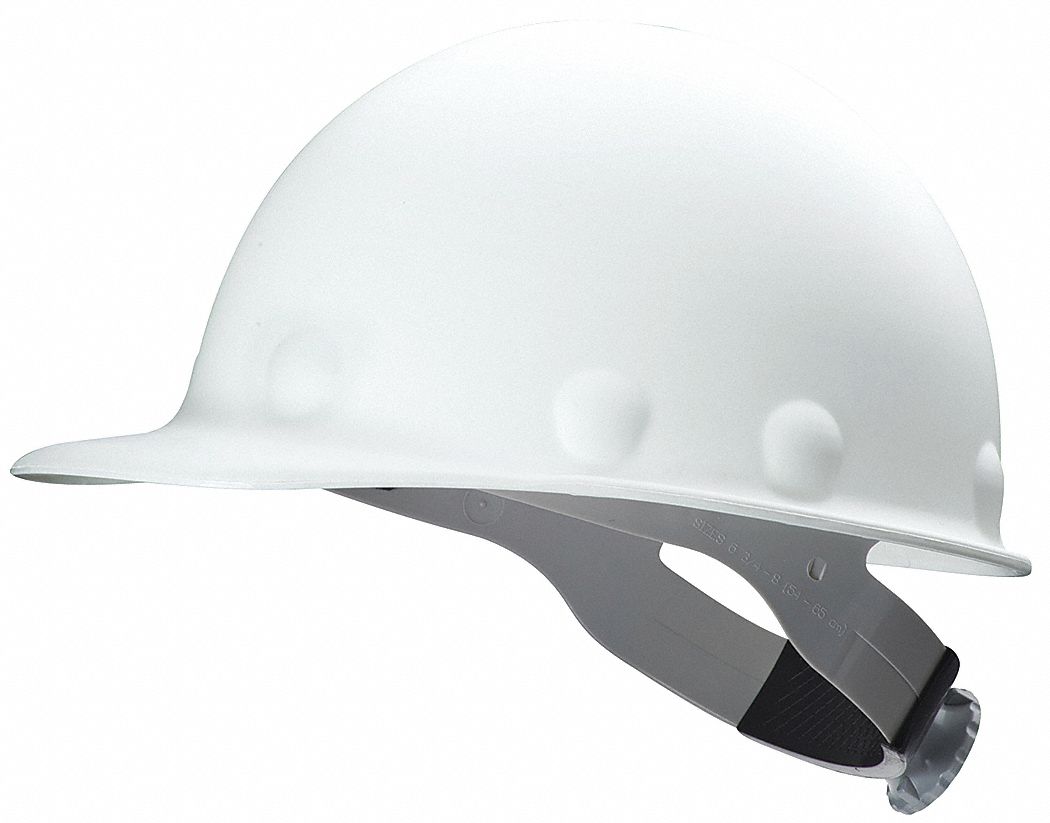 HONEYWELL FIBREMETAL Hard Hat Front Brim Head Protection, ANSI