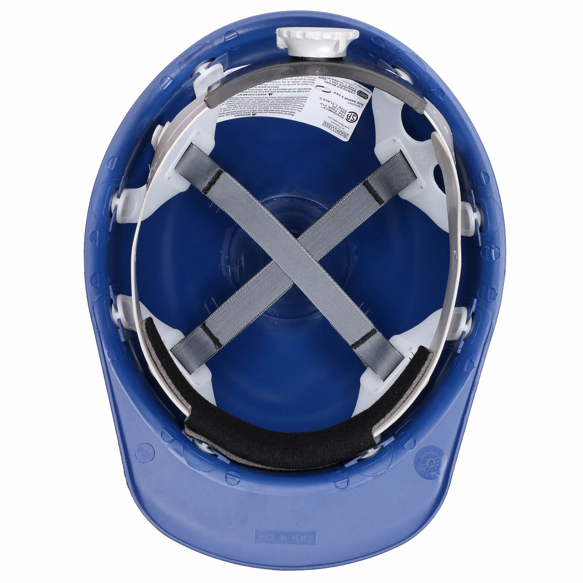HONEYWELL FIBREMETAL Front Brim, Hard Hat, Type 1, Class G ANSI Classification, Roughneck P2A