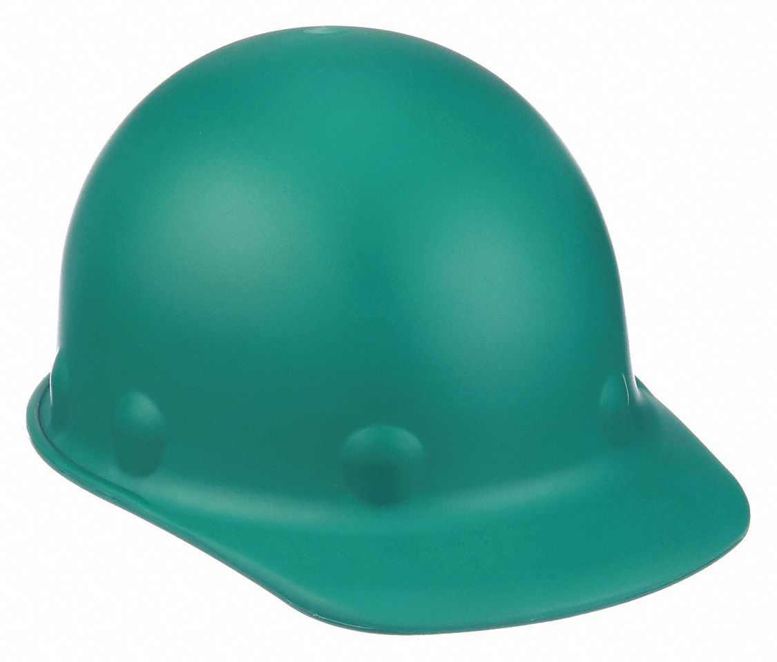 CASQUE DE SÉCURITÉ, CSA Z94.1-2015, TYPE 1, CLASSE C/G, FIBRE DE VERRE, SWINGSTRAP 8 PTS, BORD AVANT, VERT