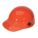 HARD HAT, CSA Z94.1-2005, TYPE 2, CLASS E, THERMOPLASTIC, 8-PT RATCHET, CAP BRIM, ORANGE