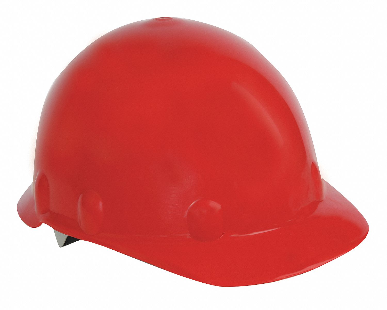 CASQUE DE SÉCURITÉ, CSA Z94.1-2005, TYPE 2, CLASSE E, THERMOPLASTIQUE, CLIQUET À 8 POINTS, REBORD, ROUGE