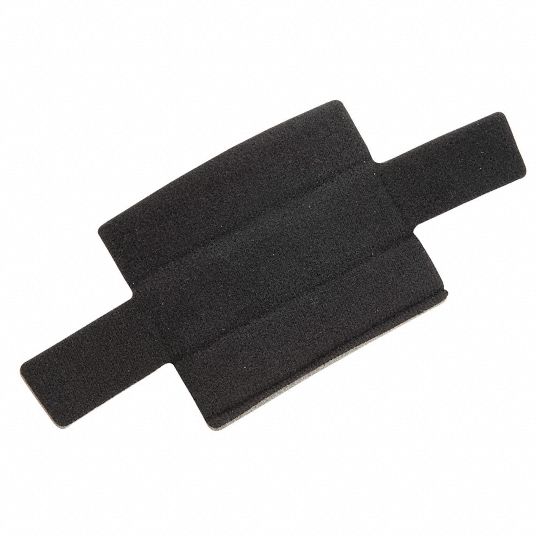 HONEYWELL FIBREMETAL Sweatband Terry Cloth, Black, Fibre Metal